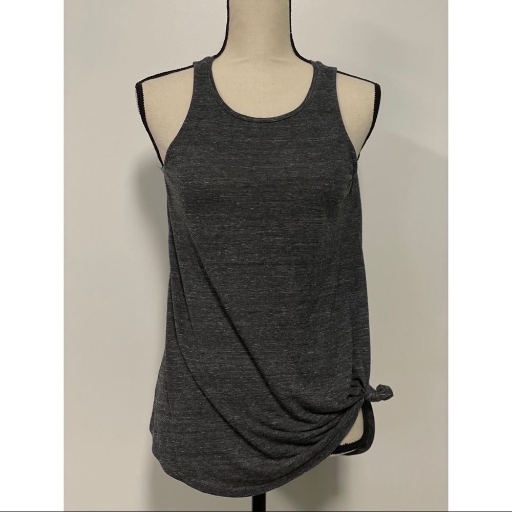 Old Navy Tie Front Tank Top Grey Size S